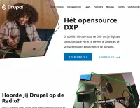 drupal.nl のホームページ